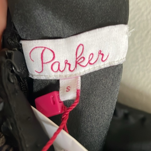 Parker Queenie Sequin Mini Dress Women’s Size Small Cocktail Glam‎ Y2K Blue - Picture 6 of 9